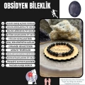 Obsidyen Taşı Bileklik