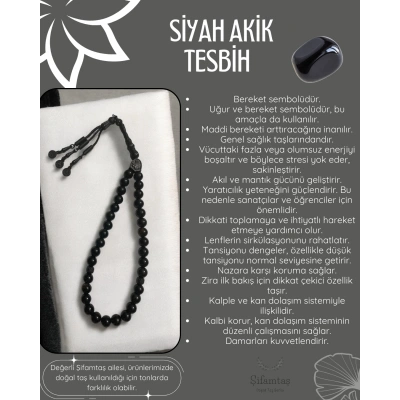 SİYAH AKİK TESBİH