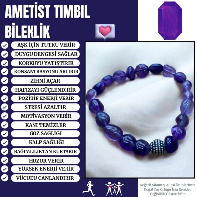 AMETİST TIMBIL BİLEKLİK