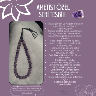 AMETİST ÖZEL SERİ TESBİH