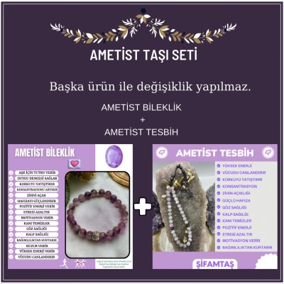 AMETİST TAŞI SETİ