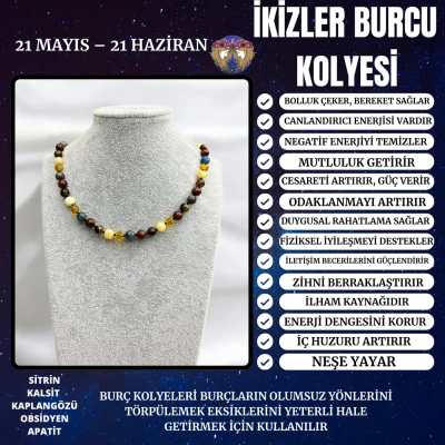 İKİZLER BURCU KOLYESİ