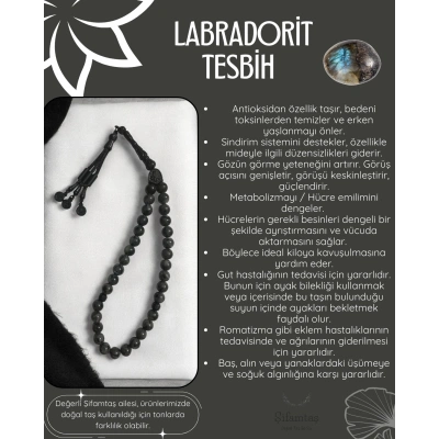 Labradorit Tesbih