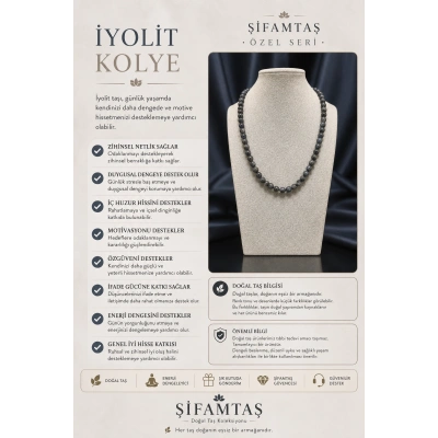 ÖZEL SERİ İYOLİT KOLYE