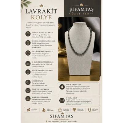 ÖZEL SERİ LAVRAKİT KOLYE