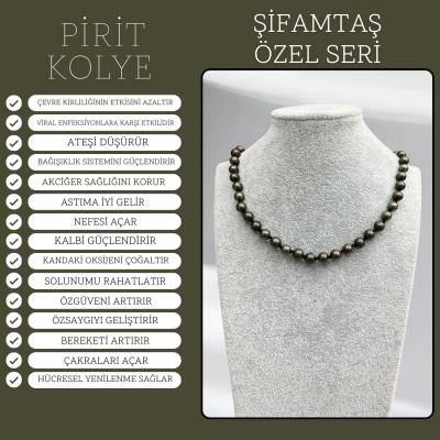 ÖZEL SERİ PİRİT KOLYE