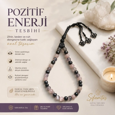 POZİTİF ENERJİ DOĞAL TAŞ  TESBİH