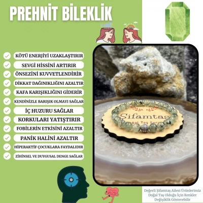 Prehnit Taşı Bileklik