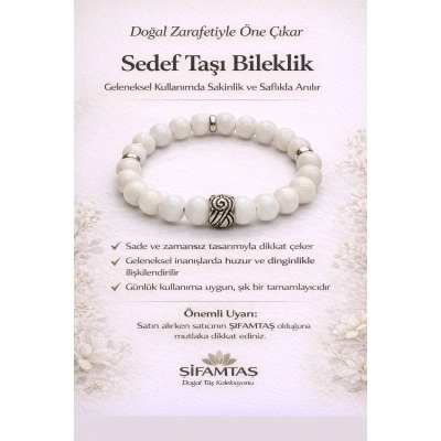 SEDEF DOĞAL TAŞ BİLEKLİK