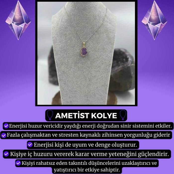 AMETİST KOLYE