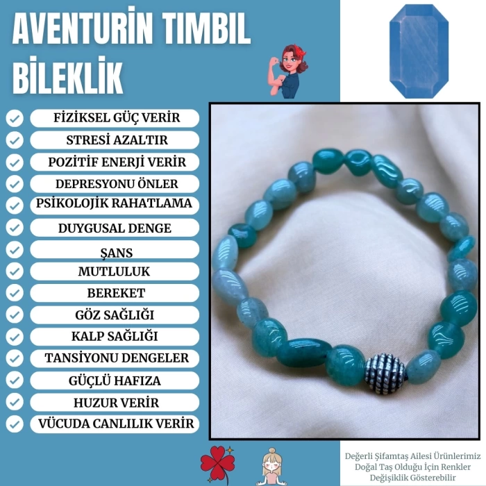 AVENTURİN TIMBIL BİLEKLİK