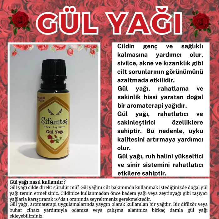 DOĞAL GÜL YAĞI
