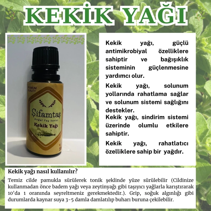 DOĞAL KEKİK YAĞI