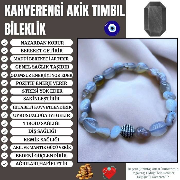 KAHVERENGİ AKİK TIMBIL BİLEKLİK