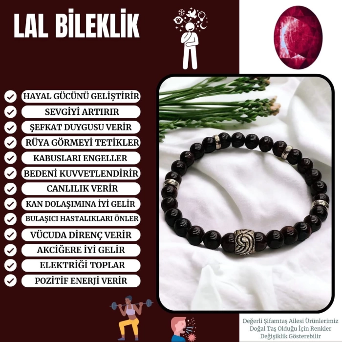 Lal Taşı Bileklik