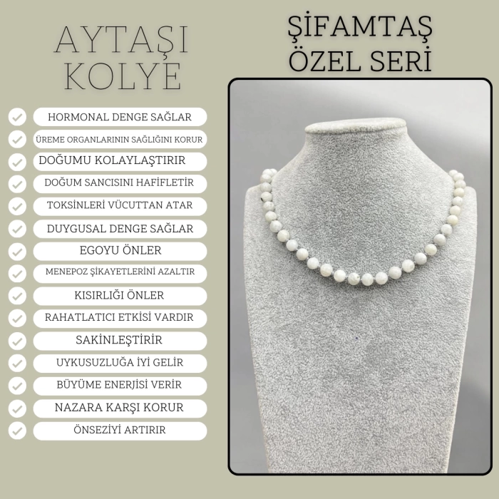 ÖZEL SERİ AYTAŞI KOLYE