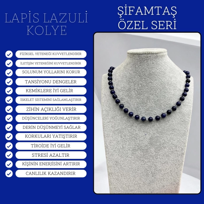 ÖZEL SERİ LAPİS LAZULİ KOLYE