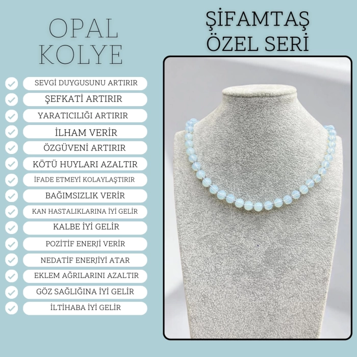 ÖZEL SERİ OPAL KOLYE