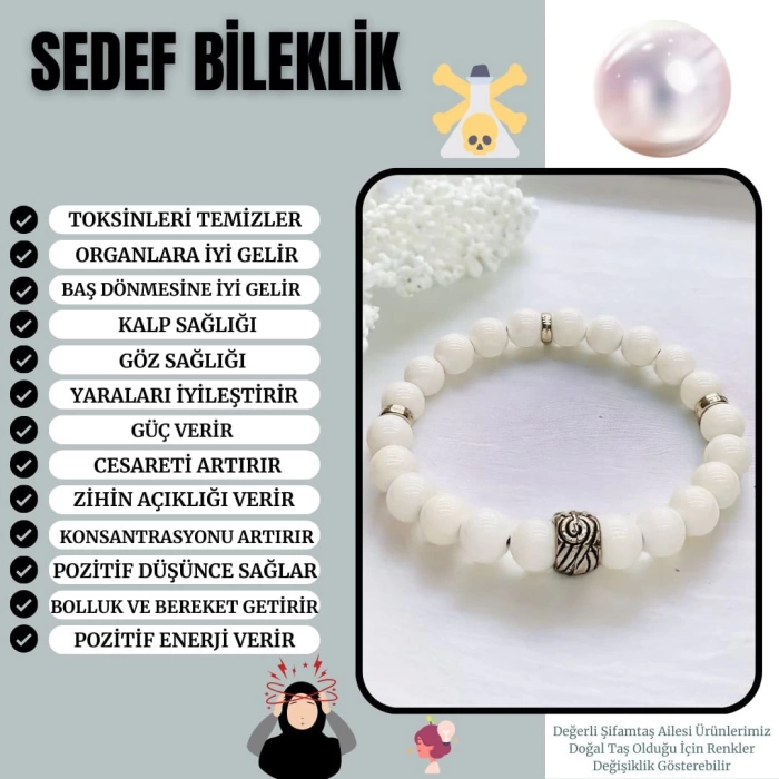 Sedef Taşı Bileklik