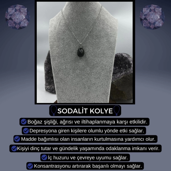 SODALİT KOLYE