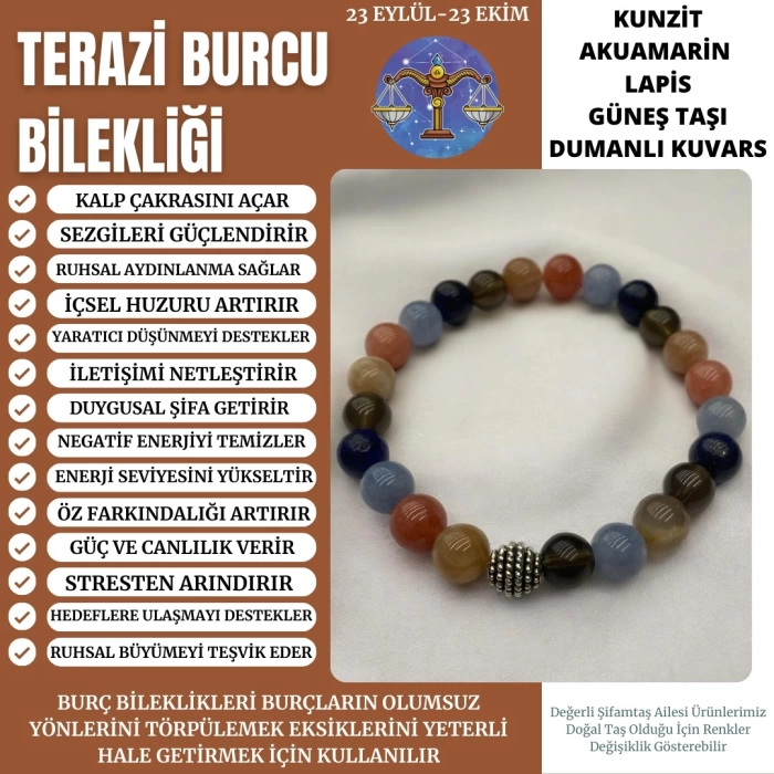 TERAZİ BURCU BİLEKLİĞİ