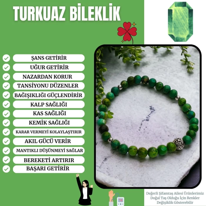 Turkuaz Firuze Taşı Bileklik