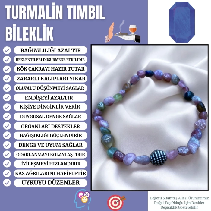 TURMALİN TIMBIL BİLEKLİK