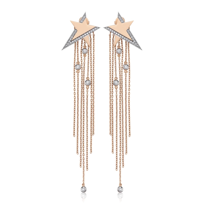 INANNA GOLD DIAMOND EARRING