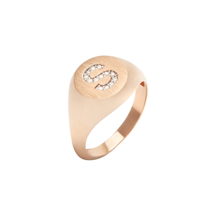 PERSONALIZED GOLD DIAMOND RING