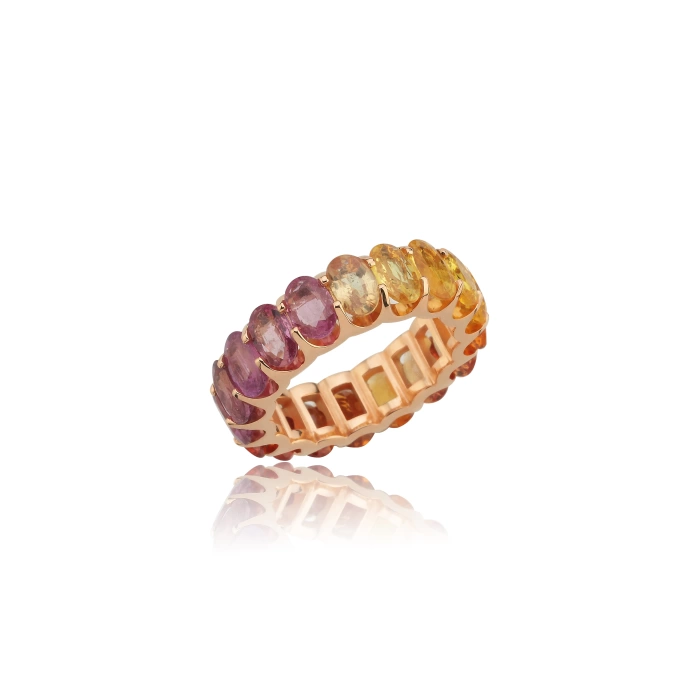 JAGER ETERNITY GOLD SAPPHIRE RING