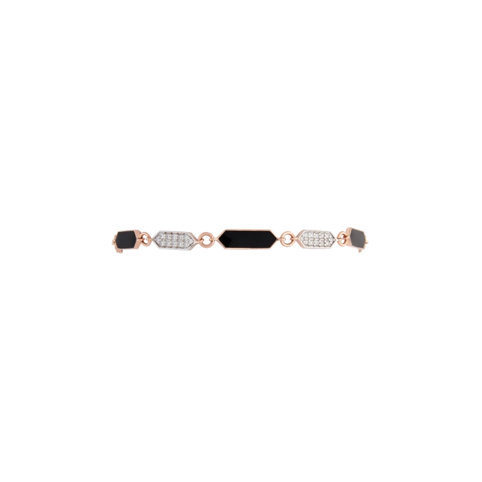 BLACK ROYAL GOLD DIAMOND BRACELET