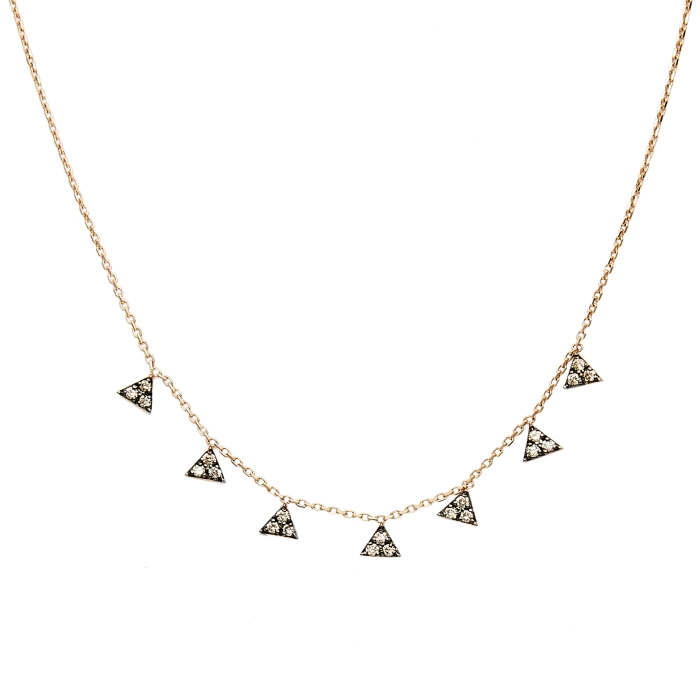 PINE GOLD DIAMOND NECKLACE