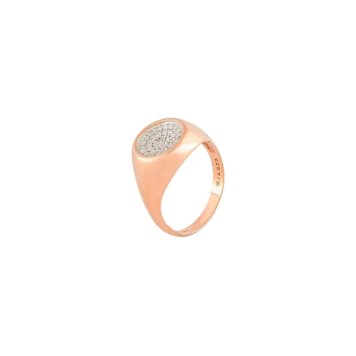 WHITE MOON GOLD DIAMOND RING