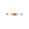 CITRINE LOCK GOLD DIAMOND BRACELET