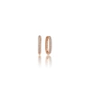 COSIMO HOOP GOLD DIAMOND EARRING