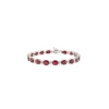 TENNIS GOLD RUBY DIAMOND BRACELET