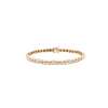 THREE FlOWER BALL GOLD DIAMOND BRACELET