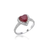 JAGER SUN GOLD DIAMOND RUBY RING