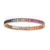 RAINBOW TENNIS GOLD DIAMOND BRACELET