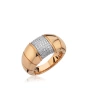 CROCODILE GOLD DIAMOND RING