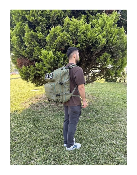 45 Lt Outdoor Çanta, Kamp Çantası, Askeri Çanta, Spor Çanta, Taktik Sırt Çanta