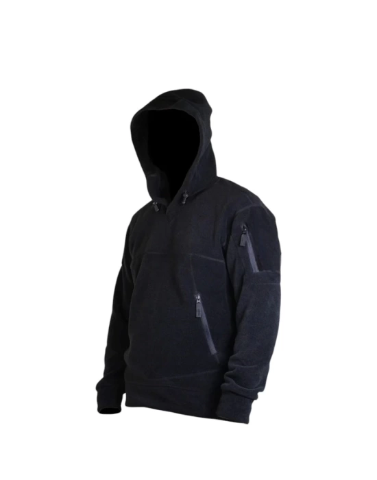 Outdoor Polar Erkek Kadın Unisex Kapşonlu Kombat Tactical Cepli Polar