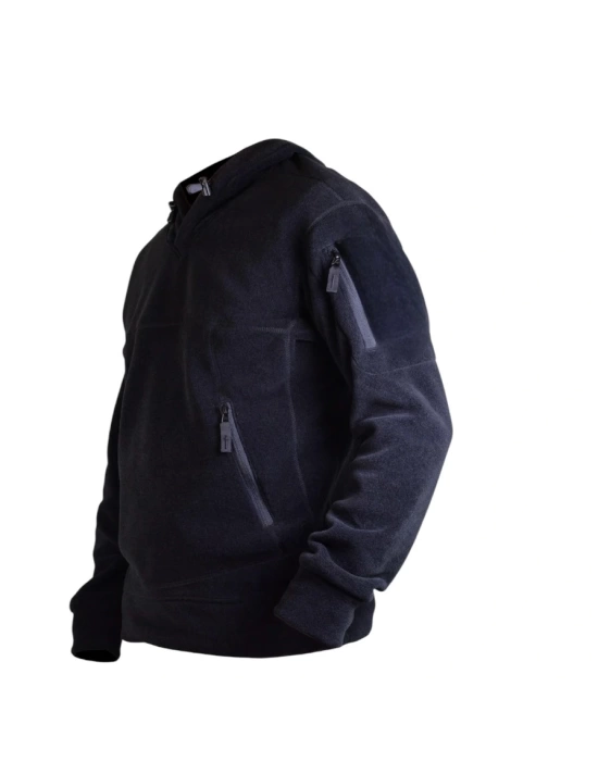 Outdoor Polar Erkek Kadın Unisex Kapşonlu Kombat Tactical Cepli Polar