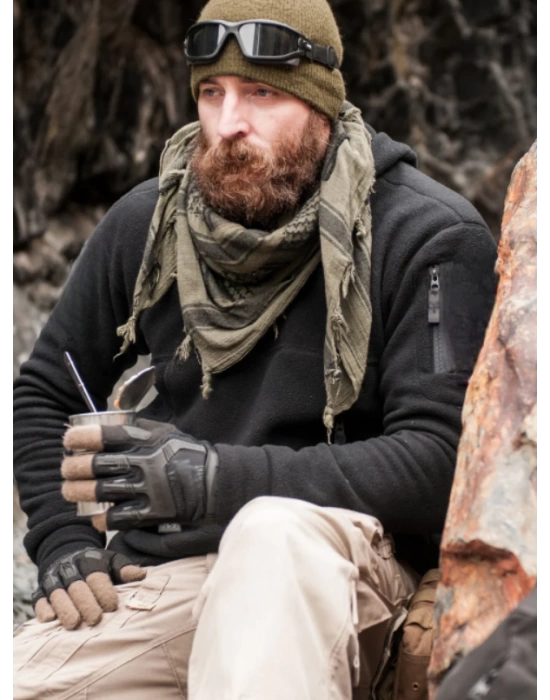 Outdoor Polar Erkek Kadın Unisex Kapşonlu Kombat Tactical Cepli Polar