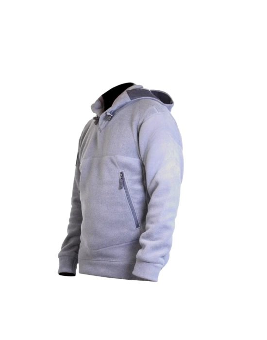 Outdoor Polar Erkek Kadın Unisex Kapşonlu Kombat Tactical Cepli Polar