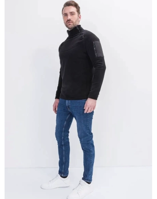 Outdoor Polar Erkek Kadın Unisex Fermuarlı Kombat Tactical Cepli Polar