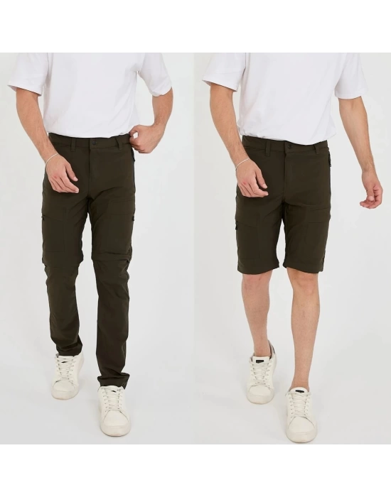 Şorta Dönüşen Likralı Yazlık Unisex Taktik Pantolon Outdoor Dönüştürülebilir Erkek Kadın Pantolon
