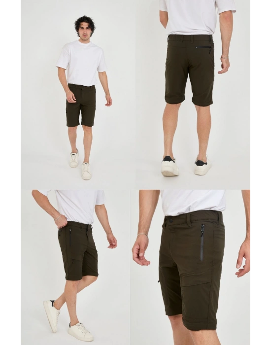 Şorta Dönüşen Likralı Yazlık Unisex Taktik Pantolon Outdoor Dönüştürülebilir Erkek Kadın Pantolon
