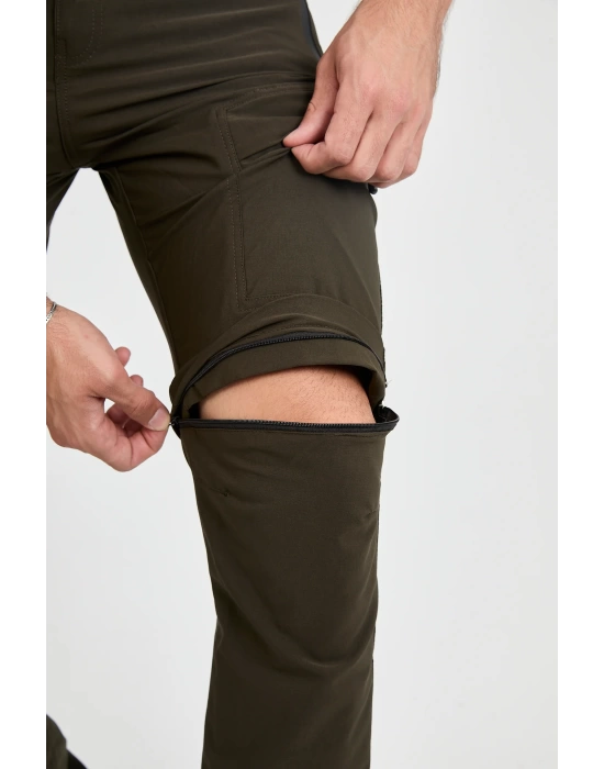 Şorta Dönüşen Likralı Yazlık Unisex Taktik Pantolon Outdoor Dönüştürülebilir Erkek Kadın Pantolon