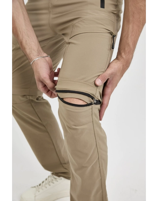 Şorta Dönüşen Likralı Yazlık Unisex Taktik Pantolon Outdoor Dönüştürülebilir Erkek Kadın Pantolon